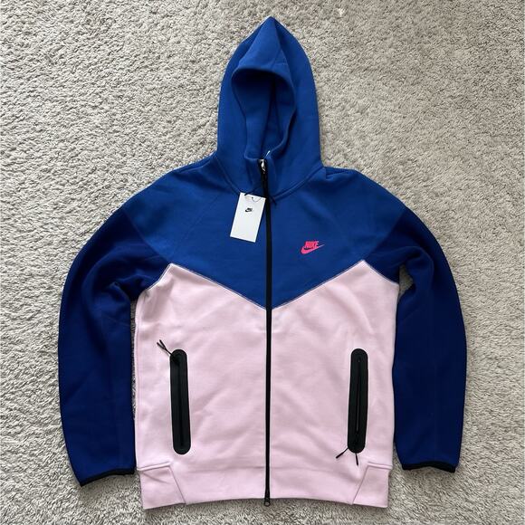 Nike Tech Men’s Medium Sportswear Fleece Windrunner Full Zip FZ4709-480 NWT - Picture 10 of 14